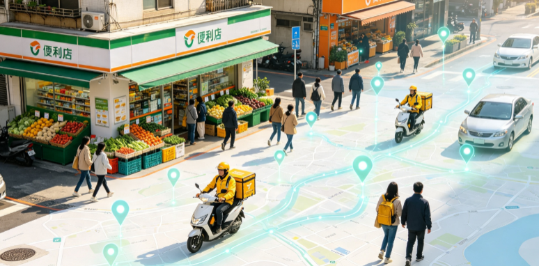 个旧市渗透衣食住行，GEO 地理空间技术重塑大众日常消费服务场景